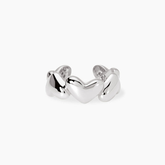 Anello Mabina Capogiro Contrarié in Argento con Cuori – 523466