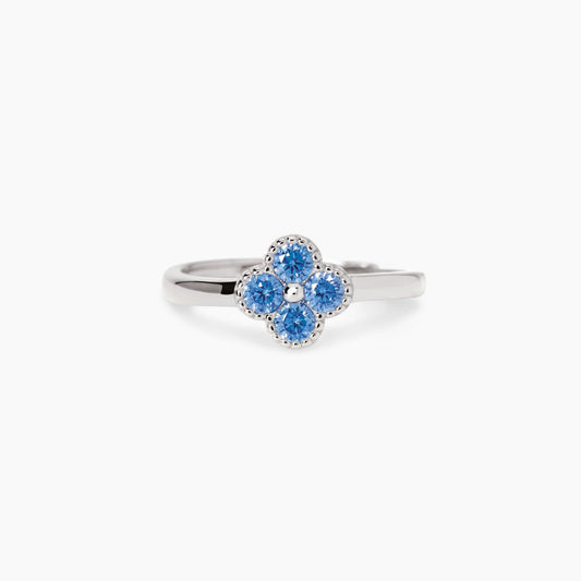 Anello Mabina Jasmine con Fiore Azzurro 523455