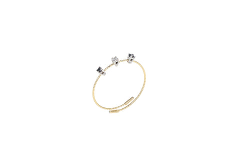 Anello MagicWire Collezione Basic - Oro Giallo 18kt e Diamanti - SKU 456-A-GD-01