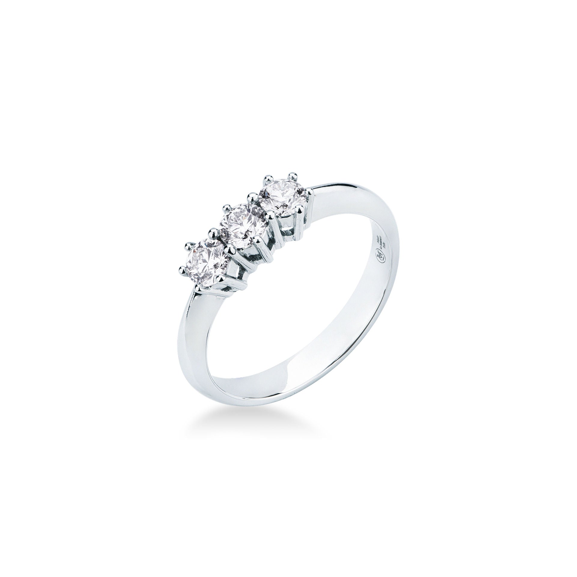 Anello Mirco Visconti in Oro Bianco 18kt con Diamante Brillante (GM113/40)