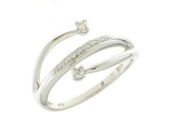 Anello Mirco Visconti in Oro Bianco 18kt con Diamanti Brillanti (MM007)