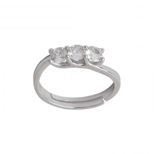 Anello "Passione Zircone" 110009 - Misura Regolabile - Chi mi ama