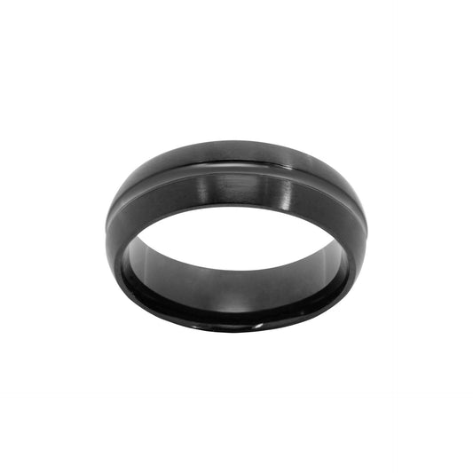 Anello Uomo Chimiama Gioielli in Acciaio 316L con Finitura PVD Nero | Cod. 110110