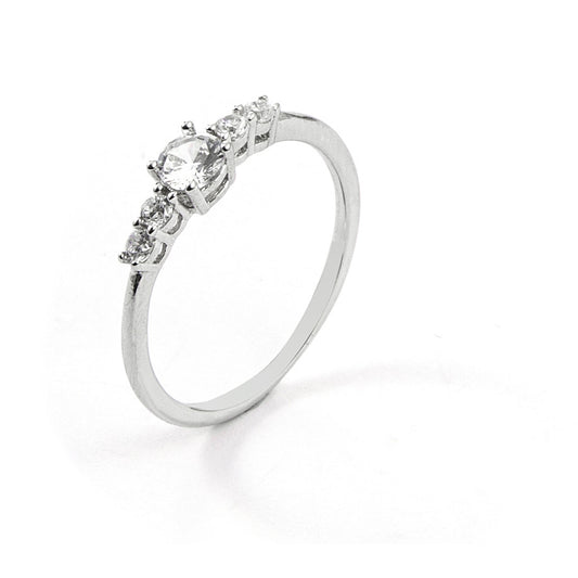Anello Veretta Donna 4US Cesare Paciotti in Argento 925 con Zirconi - 4UAN3934W-14