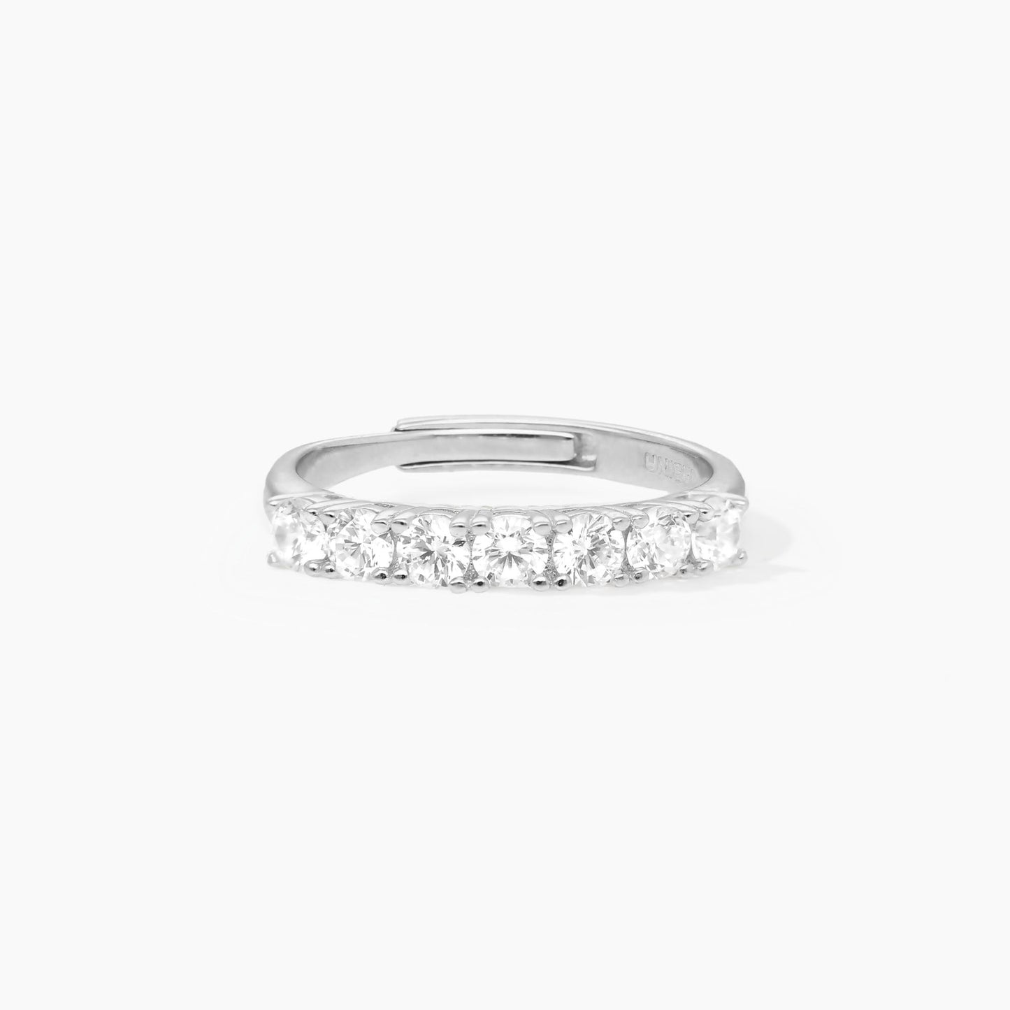 Anello veretta con zirconi MABINA SEVENTIES - Codice 523185