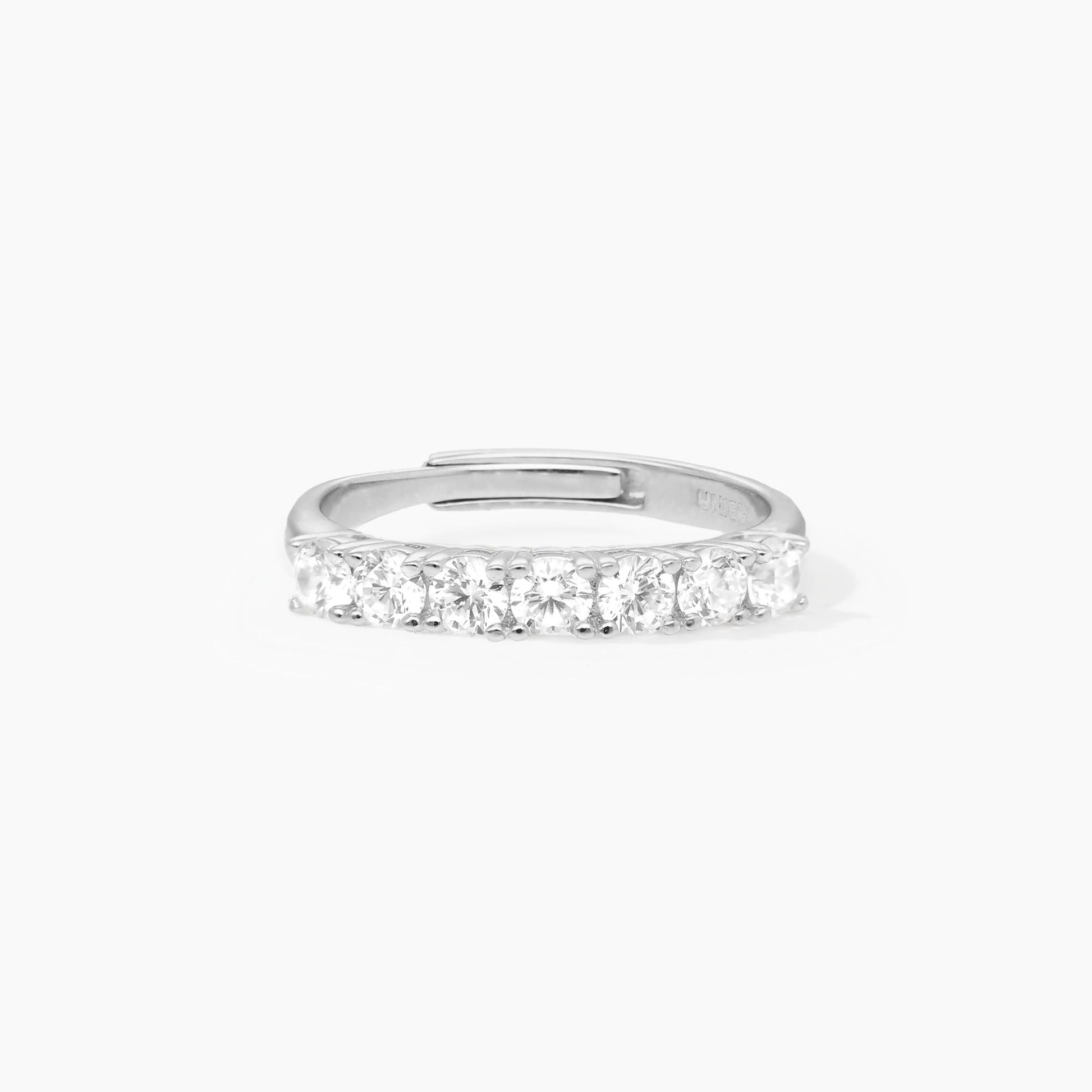Anello veretta con zirconi MABINA SEVENTIES - Codice 523185