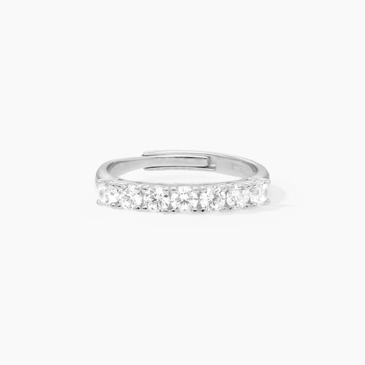 Anello veretta con zirconi MABINA SEVENTIES - Codice 523185