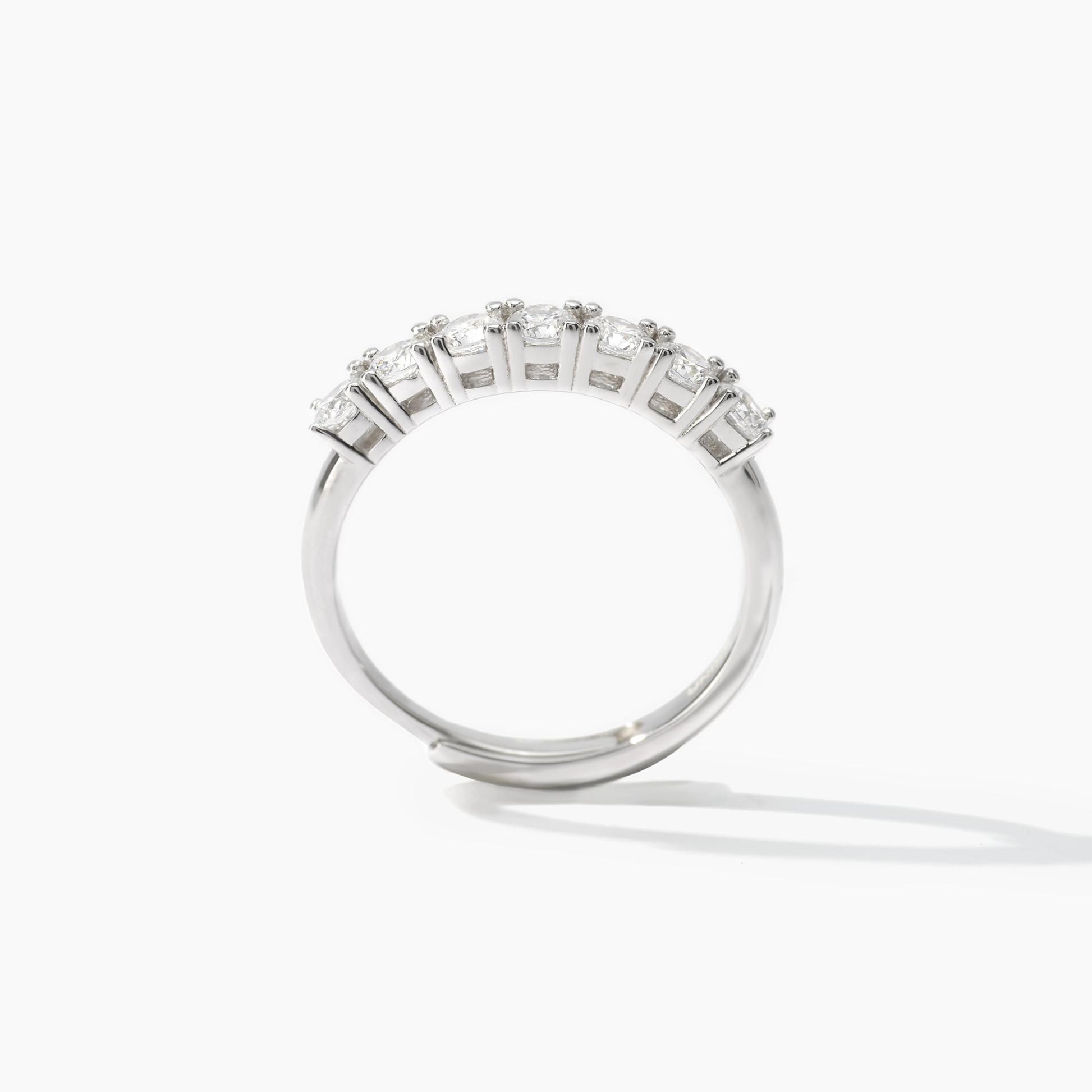 Anello veretta con zirconi MABINA SEVENTIES - Codice 523185