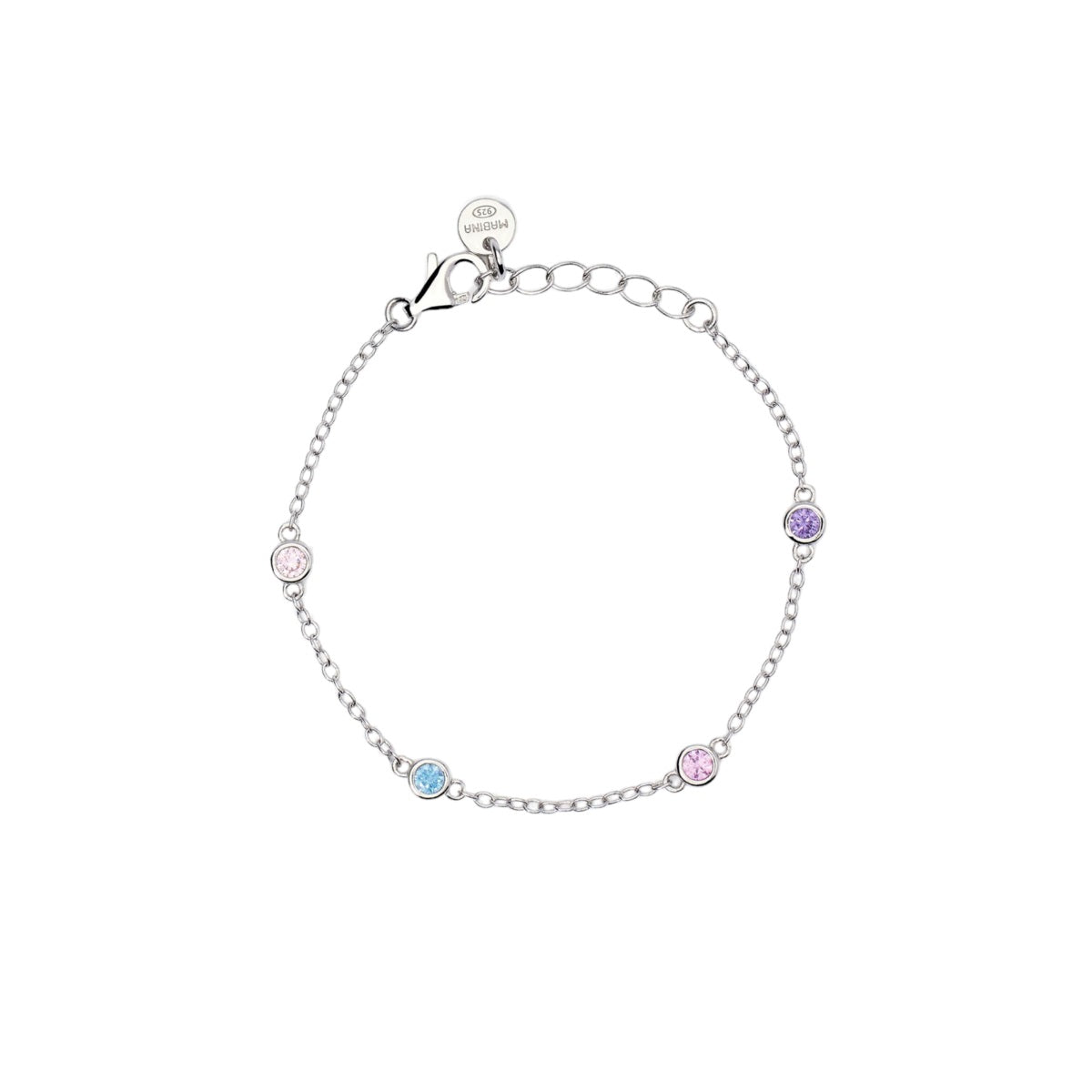 Bracciale Bambina Mabina Junior Rainbow in Argento Gioielli 533871-16