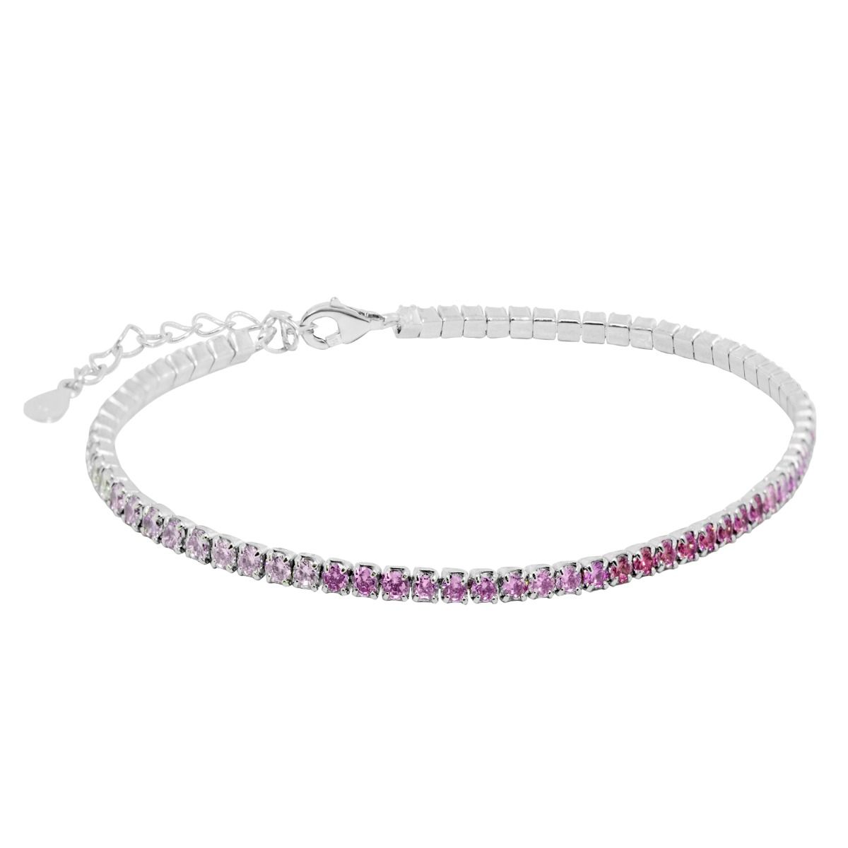 Bracciale Chimiama Gioielli Tennis Lover in Argento 925 con Rubini Degradé | Cod. 120238