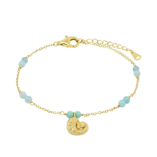 Bracciale Chimiama "Nautilus e Amazzonite" 120509 - Eleganza Marinara