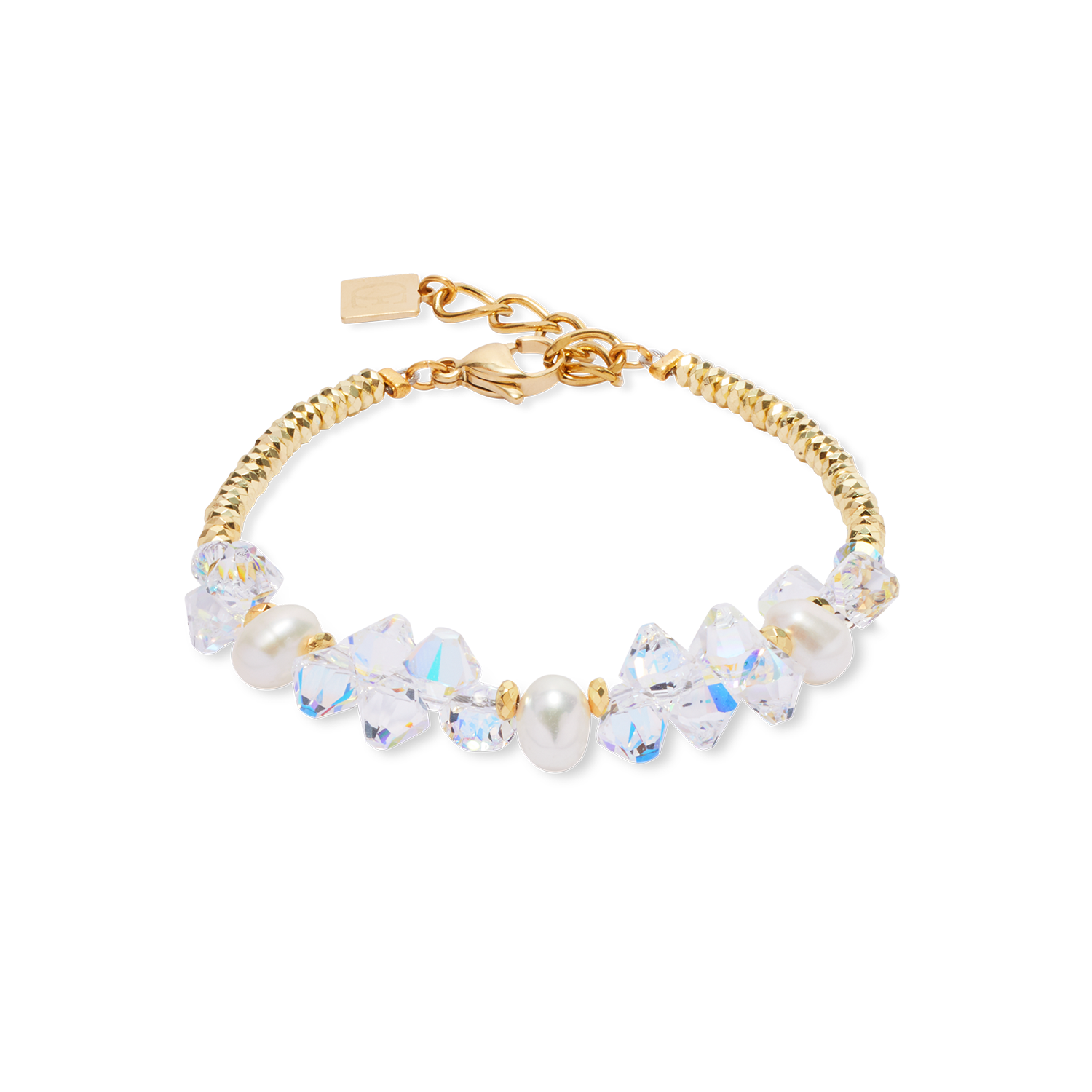 Bracciale Coeur De Lion Dancing Crystals &amp; Pearls Oro | Cod. 1136301816