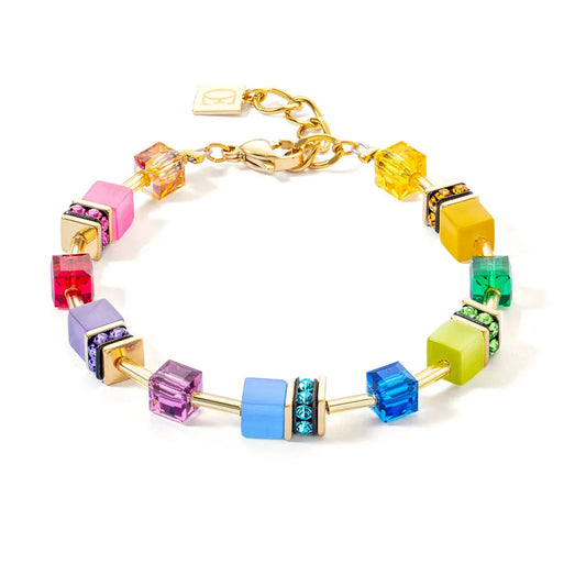 Bracciale Coeur de Lion GeoCUBE® Iconic Layer - Oro Arcobaleno 2810/30-1500