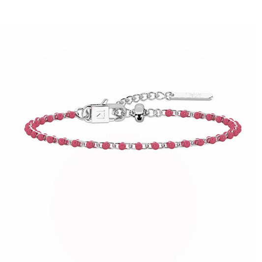 Bracciale Donna Kidult By You Pop Corn in Acciaio e Smalto Rubino 732396