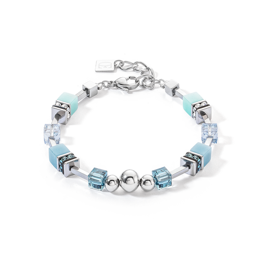 Bracciale GeoCUBE® Fusion Spheres Blu Ghiacciaio 4082/30-0720