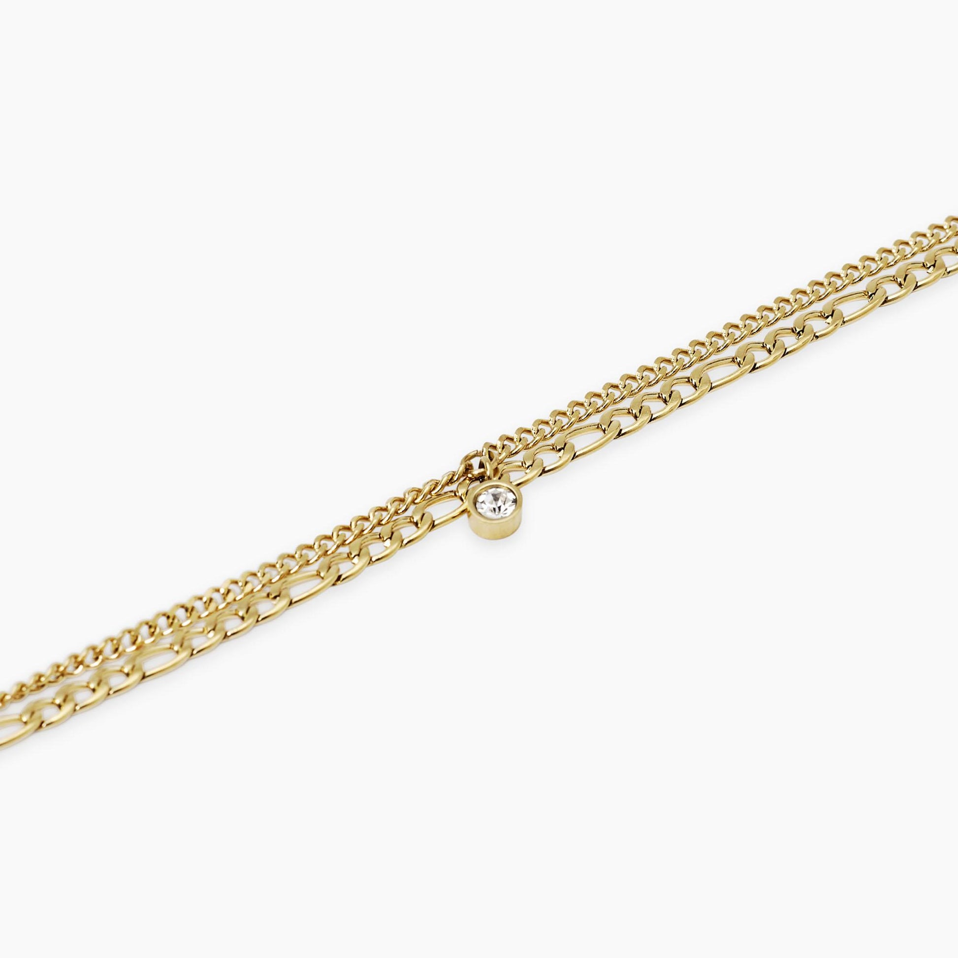 Bracciale Kidult in acciaio silver con sfere di agata bianca naturale alternate lungo la catena - Alfano Gioielli Gioielleria Palermo.