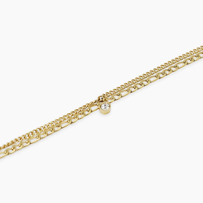 Bracciale Kidult in acciaio silver con sfere di agata bianca naturale alternate lungo la catena - Alfano Gioielli Gioielleria Palermo.