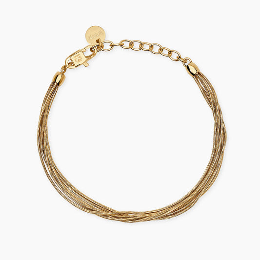 Bracciale Kidult in acciaio silver con pietre naturali di agata nera e ciondolo centrale a forma di cuore - Alfano Gioielli Gioielleria Palermo.
