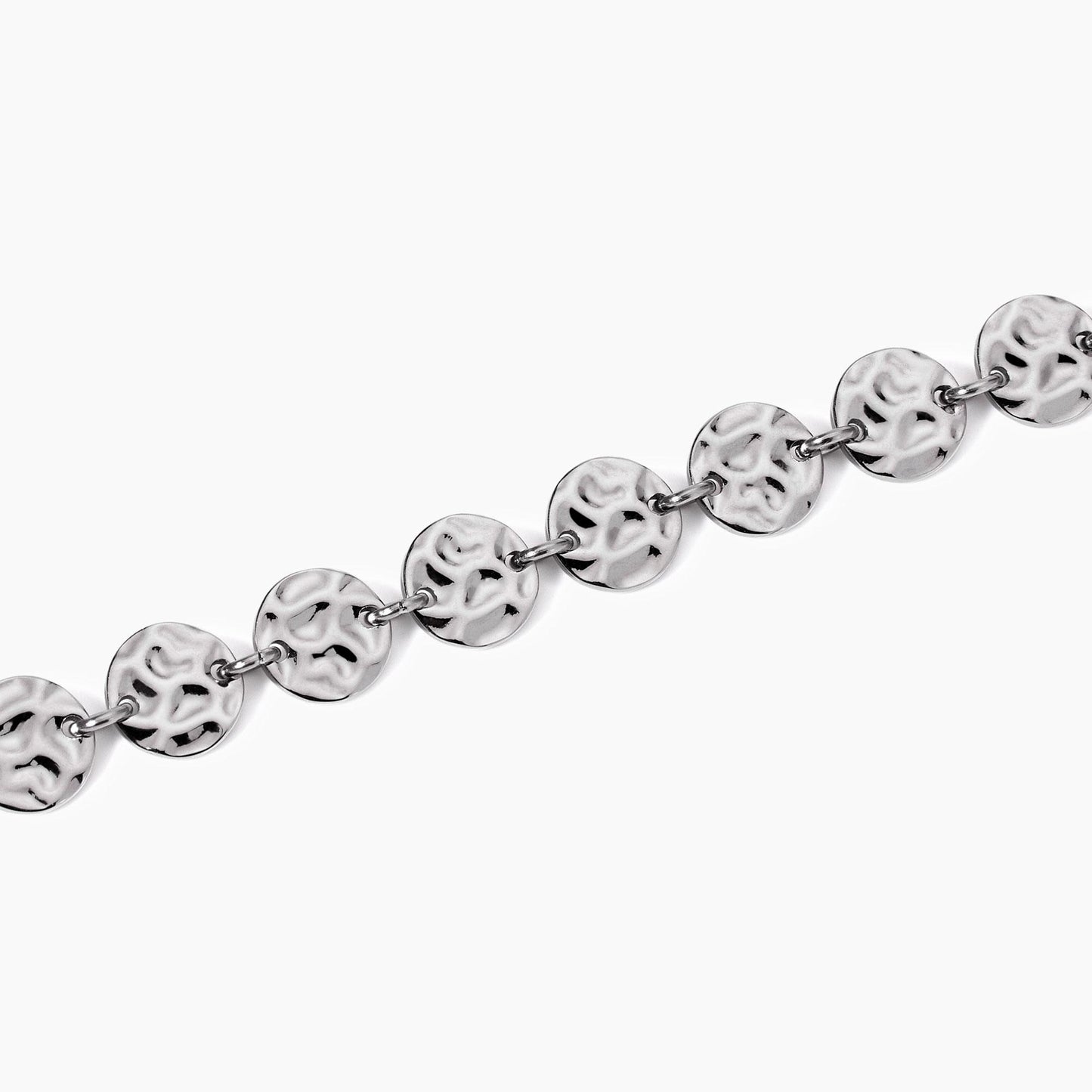 Bracciale Kidult Style 03 in Acciaio 316L con Elementi Martellati - 831006 2