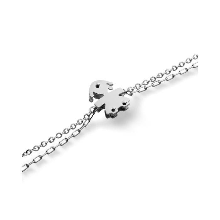Bracciale Le Bebé I Mini Bimba in Oro Bianco – LBB524