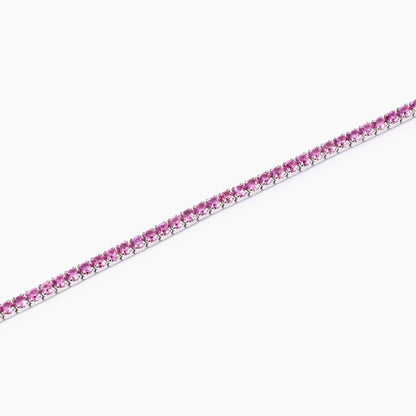 Bracciale MABINA Mini Tennis in argento con tormalina sintetica - Codice 533961