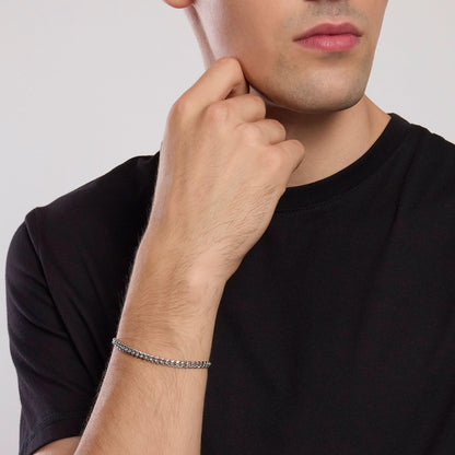 Bracciale Mabina Denim in Argento 925 Rodiato - 533980 4