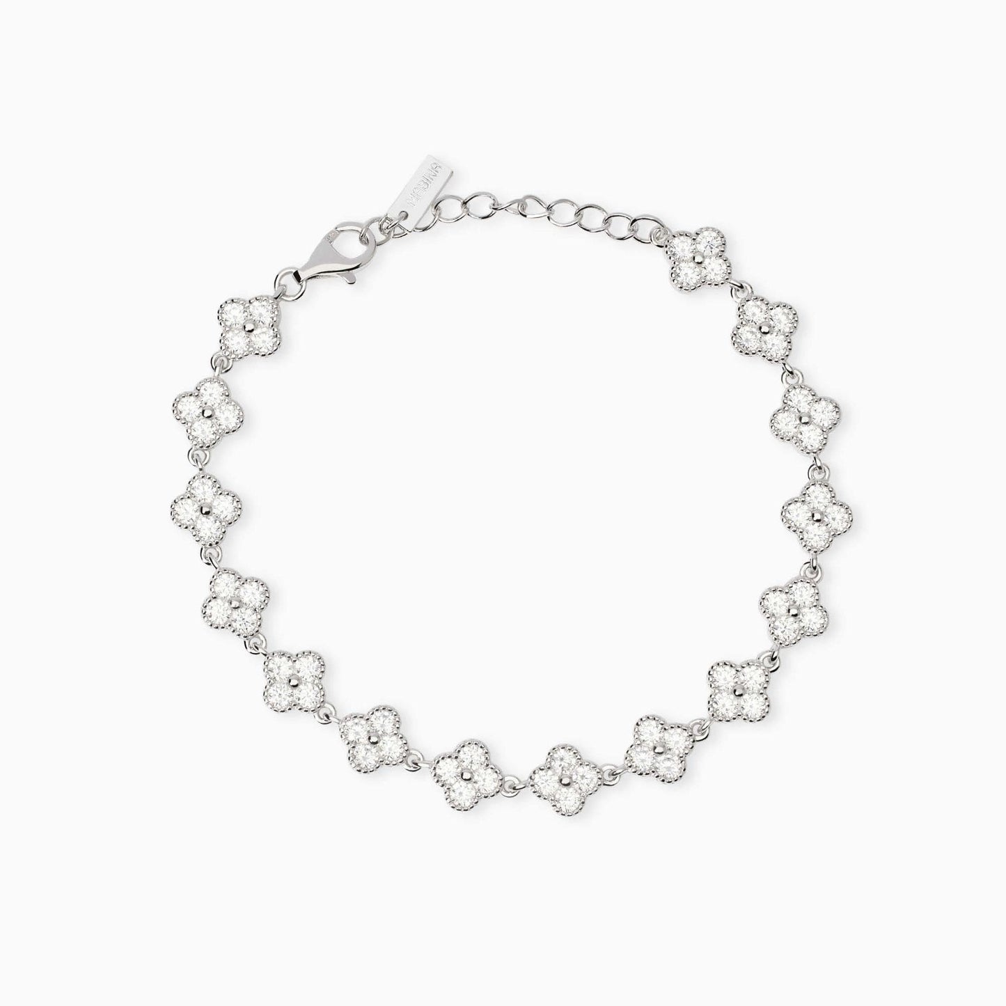 Bracciale Mabina Jasmine con Fiore in Zirconi 534059