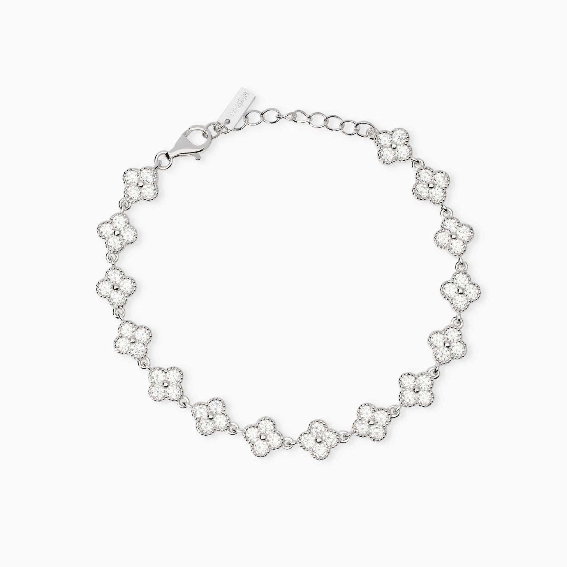 Bracciale Mabina Jasmine con Fiore in Zirconi 534059