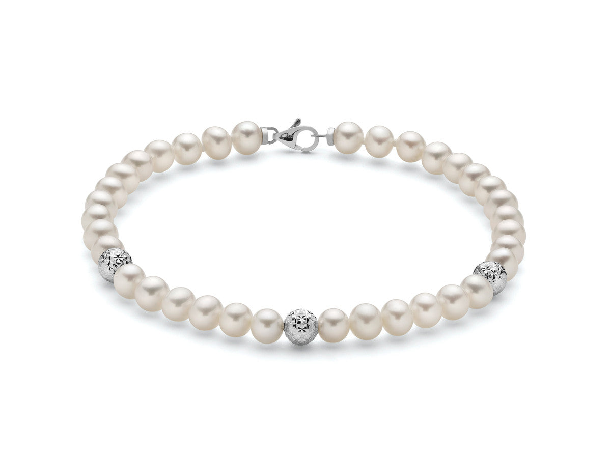 Bracciale Miluna in Oro 750 con Perle - 370141
