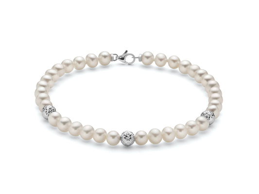 Bracciale Miluna in Oro 750 con Perle - 370141