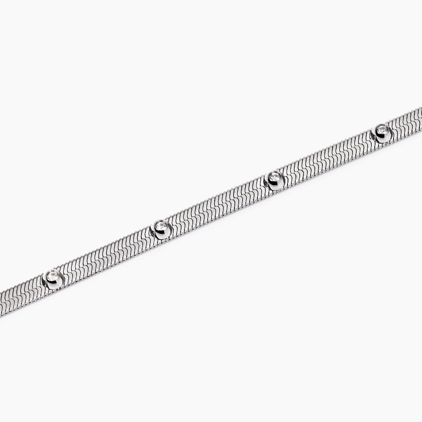 Bracciale Regolabile con Cristalli Bianchi | Cod. 831010