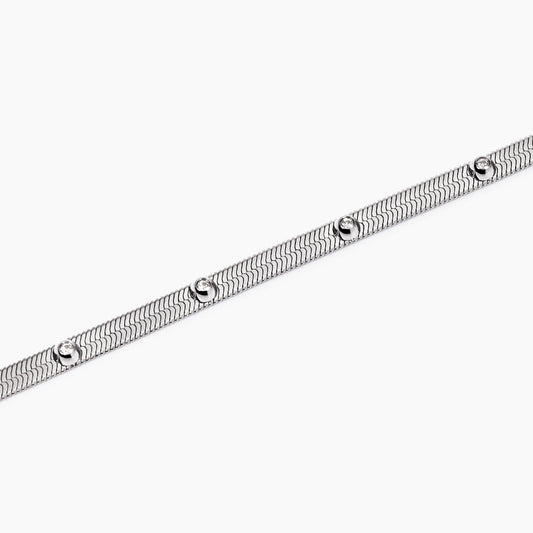 Bracciale Regolabile con Cristalli Bianchi | Cod. 831010