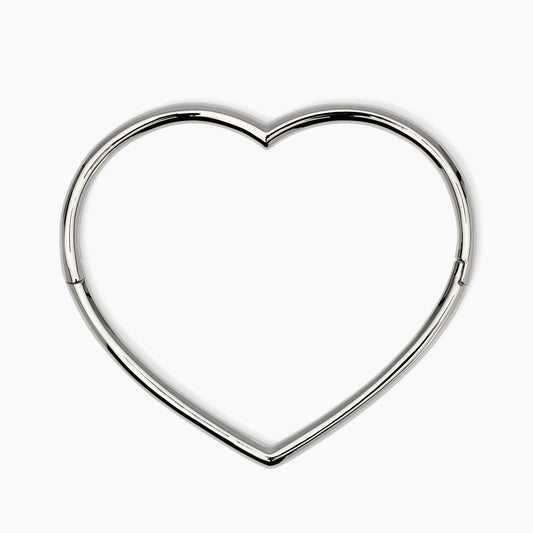 Bracciale Rigido a Cuore in Acciaio Kidult Style 15 - 831049