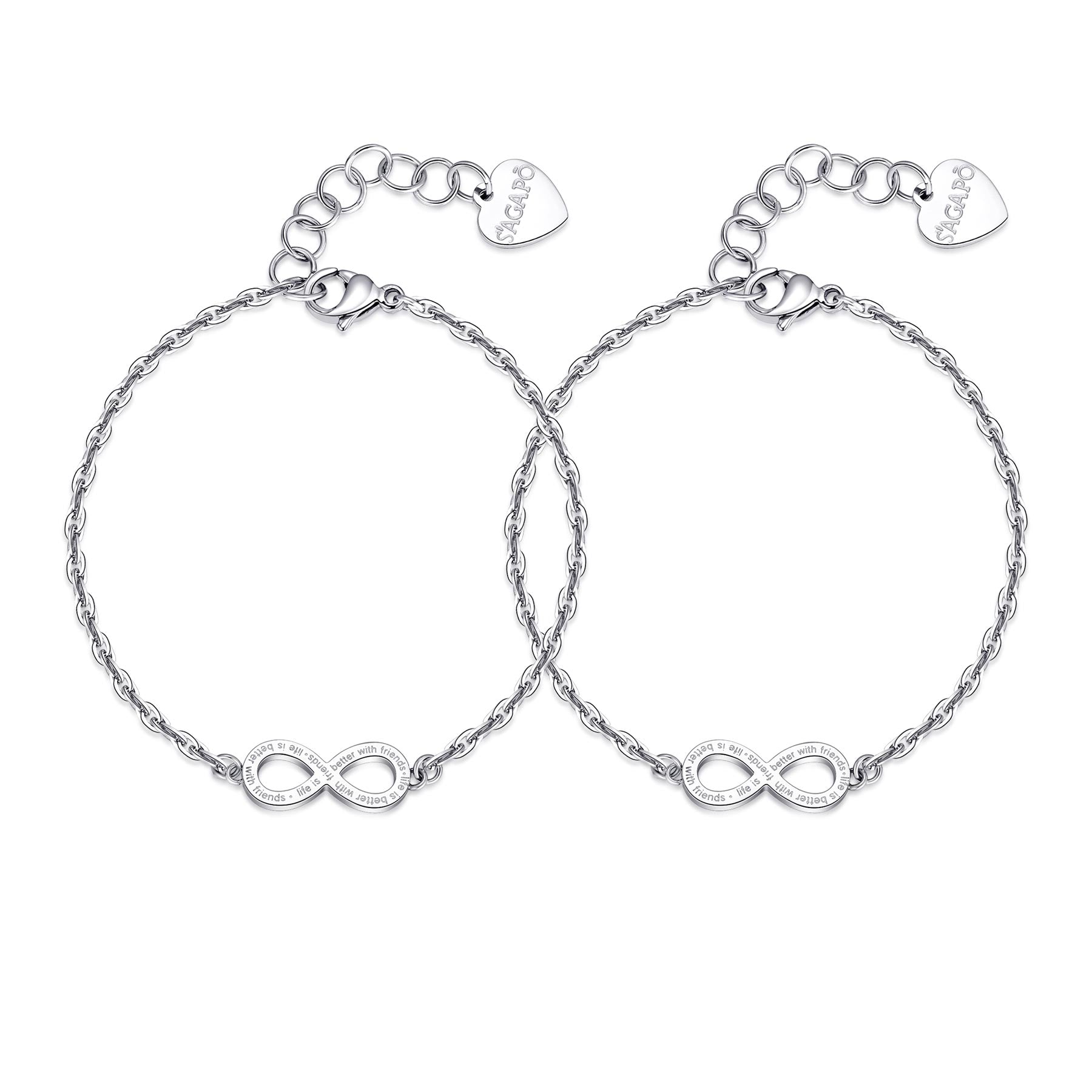 Bracciale S'Agapõ - Life is better with friends - SEY14