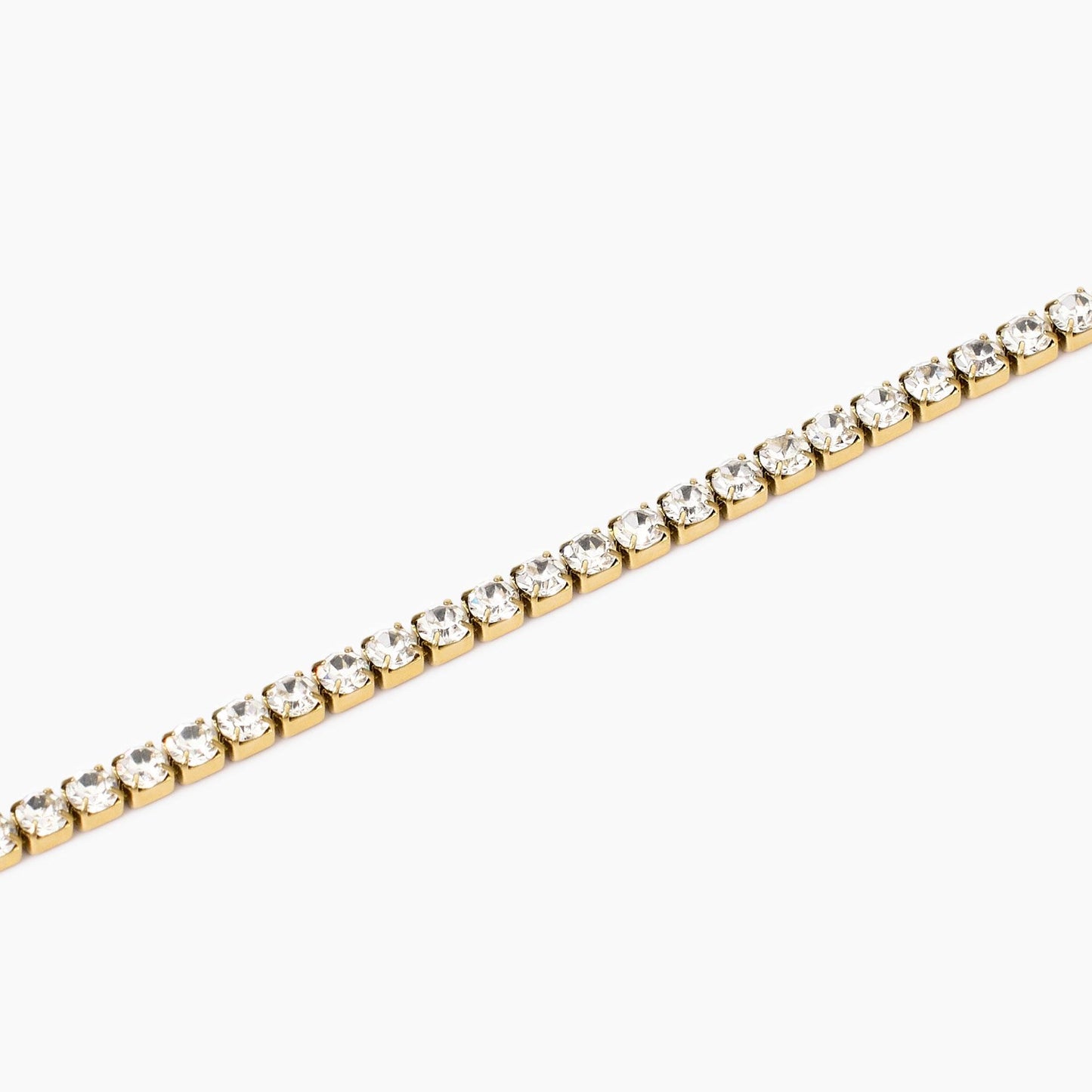 Bracciale Tennis Dorato con Cristalli Kidult - 831019