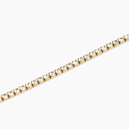 Bracciale Tennis Dorato con Cristalli Kidult - 831019