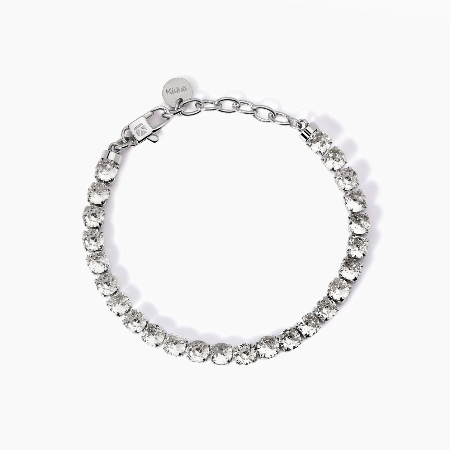 Bracciale Tennis Kidult Style 12 in Acciaio 316L con Cristalli - 831020