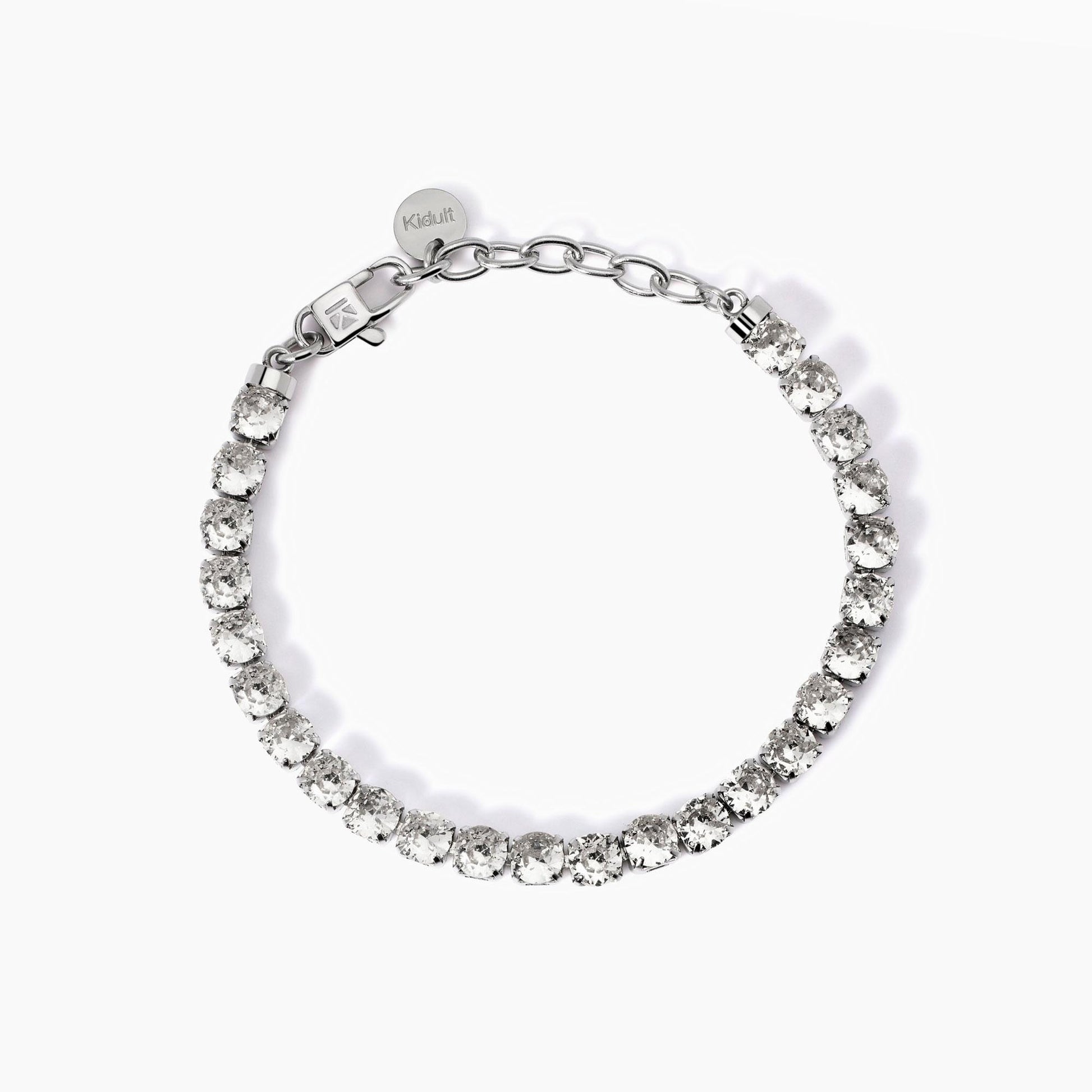 Bracciale Tennis Kidult Style 12 in Acciaio 316L con Cristalli - 831020
