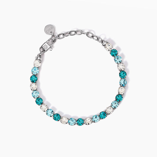 Bracciale Tennis Kidult Style 12 in Acciaio 316L con Cristalli Bicolor - 831021