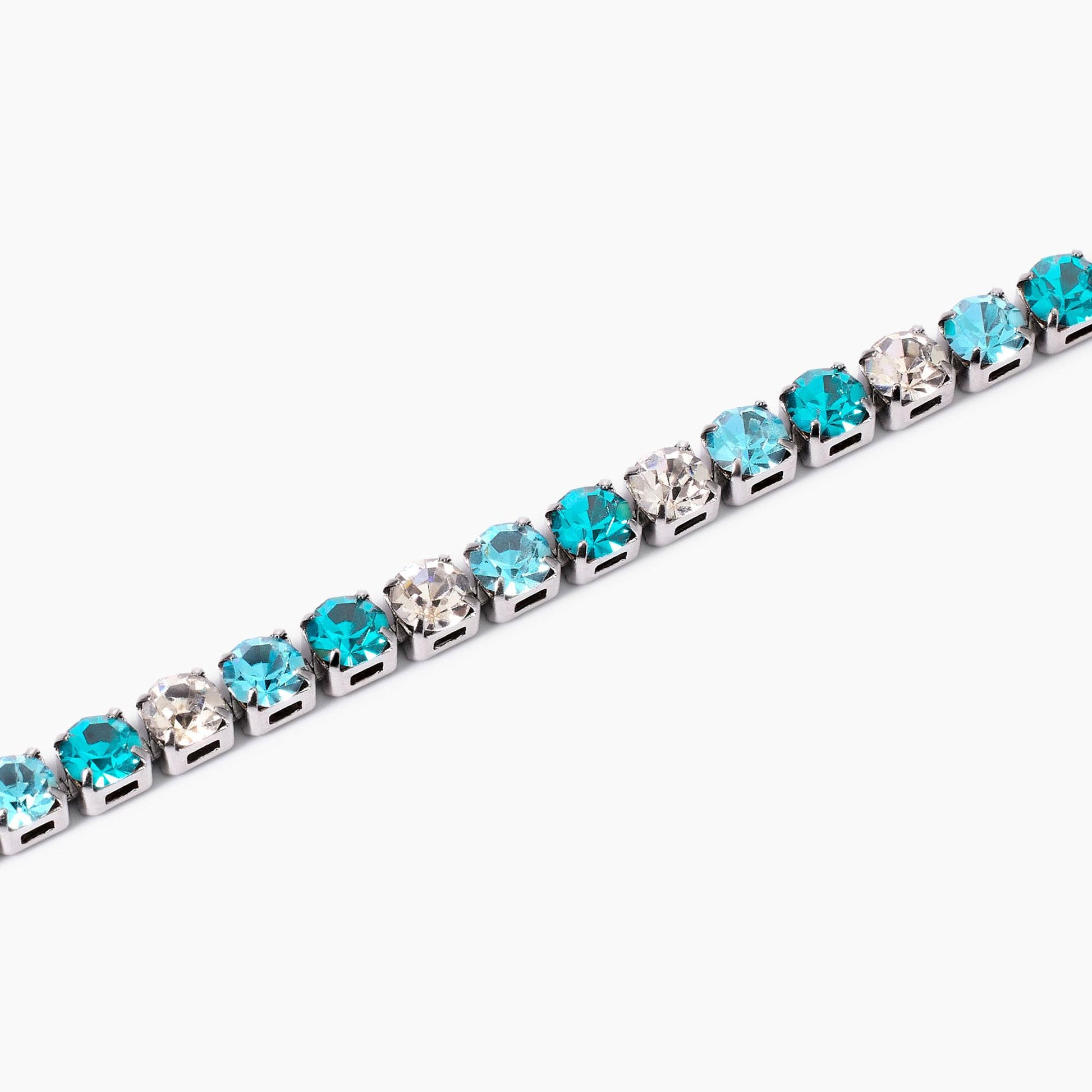 Bracciale Tennis Kidult Style 12 in Acciaio 316L con Cristalli Bicolor - 831021 2