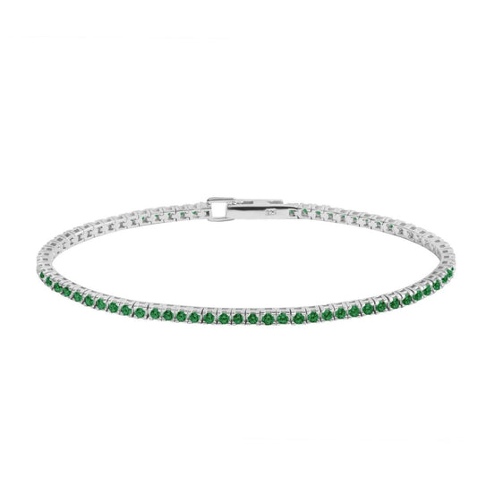 Bracciale Tennis "Tennis Lover" 120265 - Smeraldo Rodiato - Chi mi ama