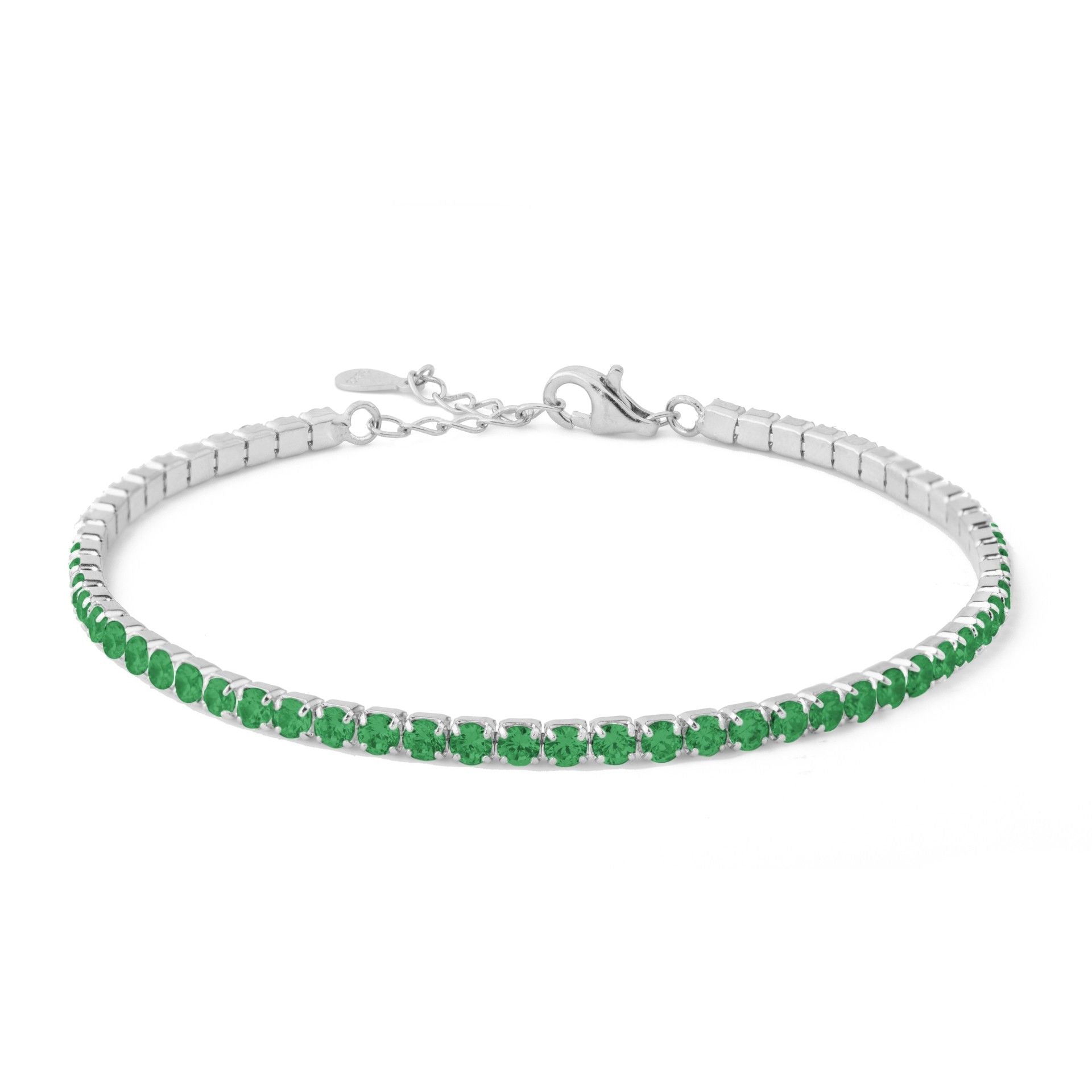 Bracciale Tennis "Tennis Lover" 120308 - Smeraldo - Chi mi ama