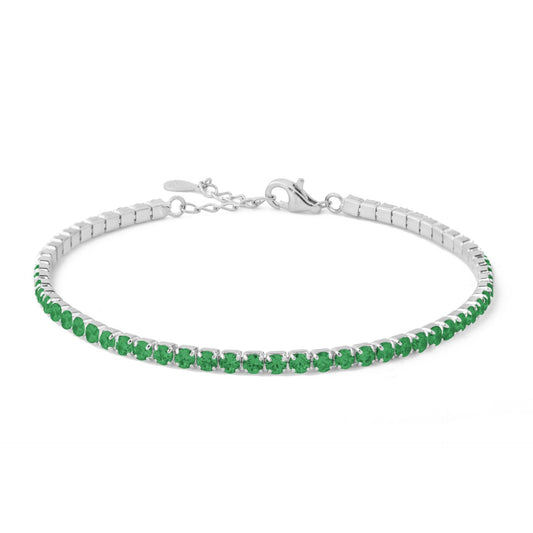 Bracciale Tennis "Tennis Lover" 120308 - Smeraldo - Chi mi ama
