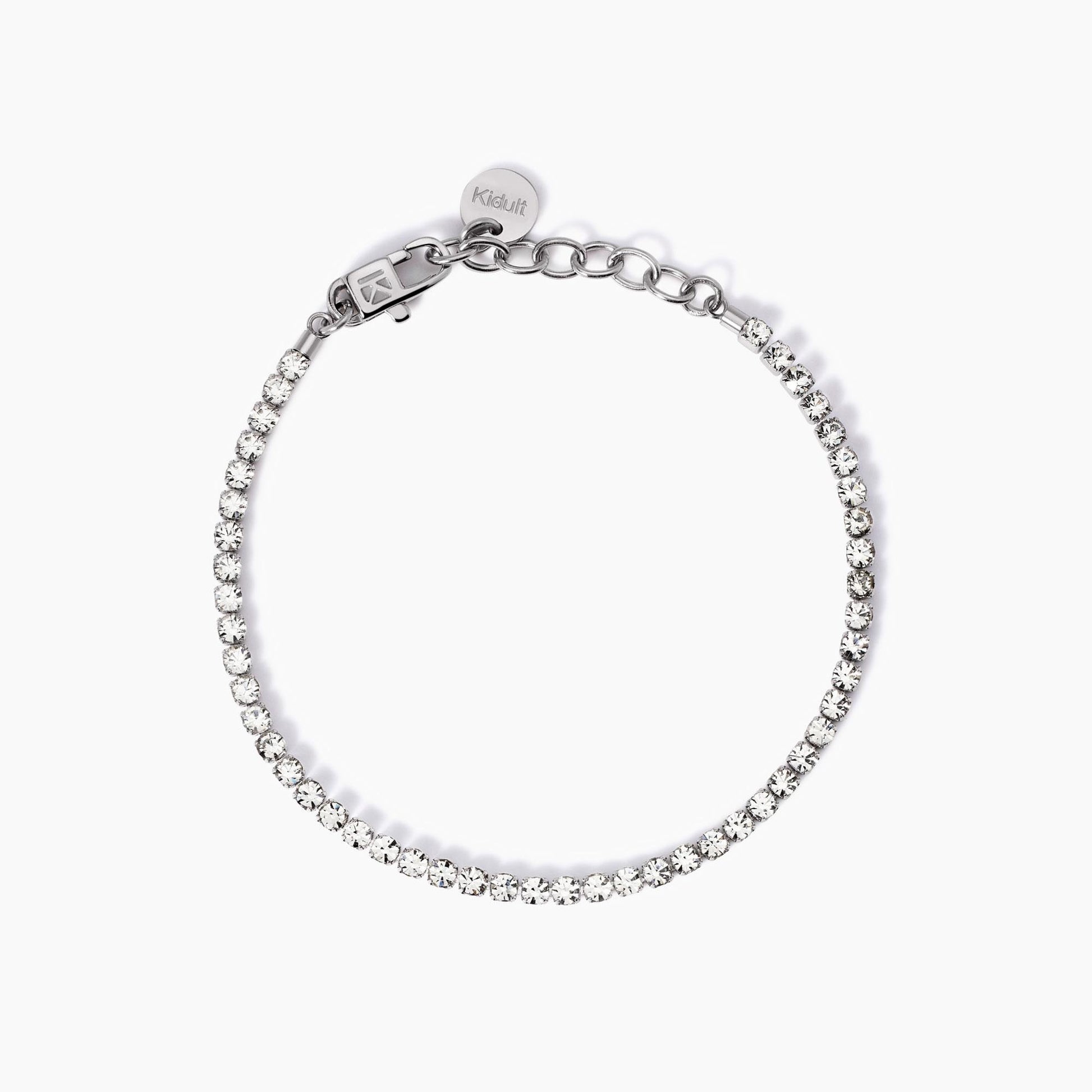 Bracciale Tennis con Cristalli Bianchi Kidult Style 11 - 831014