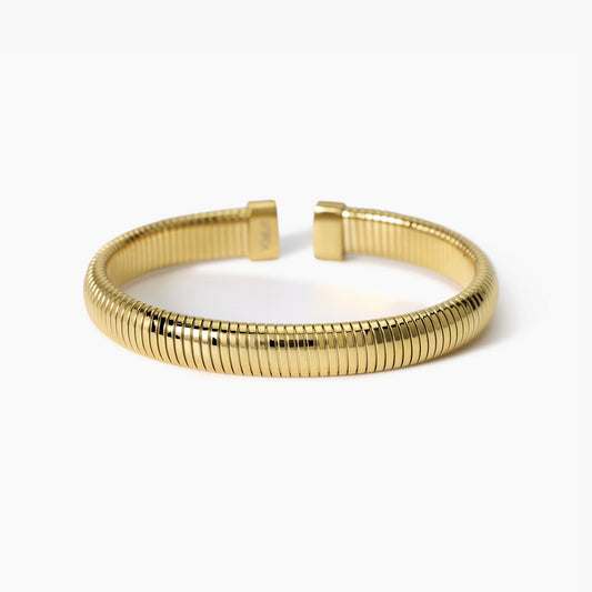 Bracciale Tubogas in Acciaio Dorato Kidult - 831054