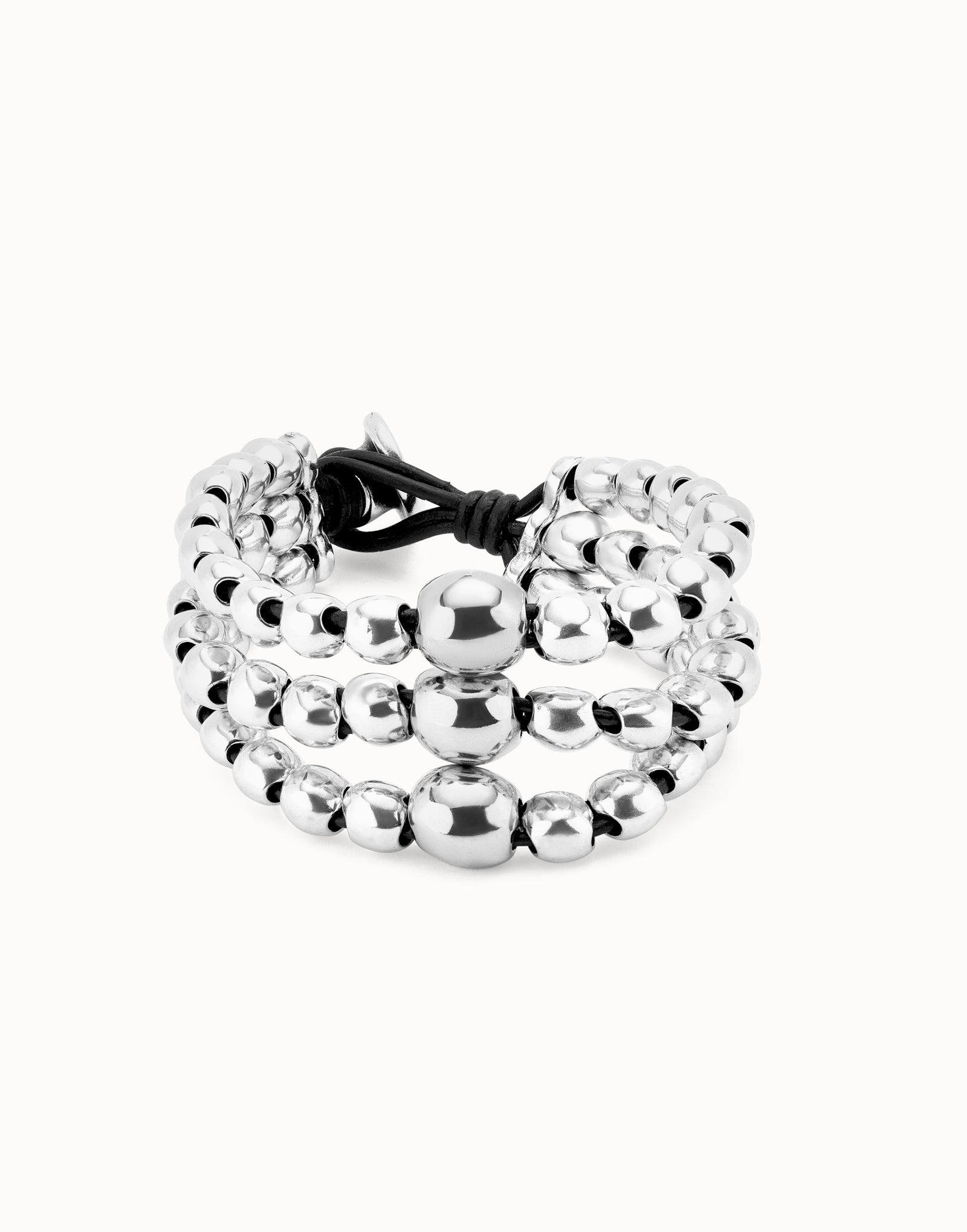 Bracciale UNOde50 Ser Intrépida Tre Fili Placcato Argento Sterling pul2550mtl0000m