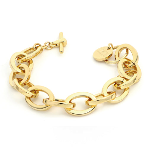 Bracciale Unoaerre Catena Dorata Square 1930
