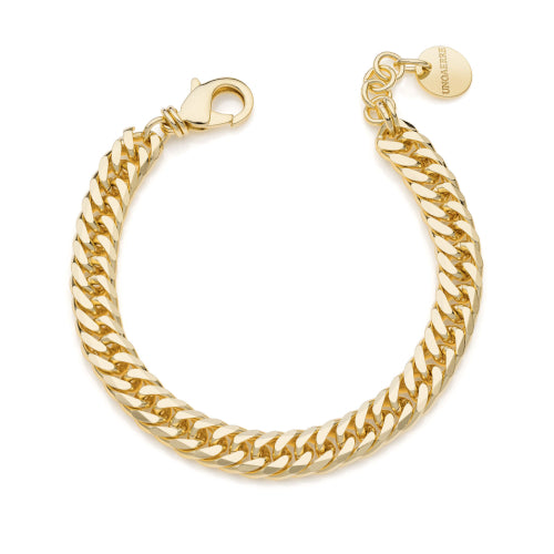 Bracciale Unoaerre Grumetta Doppia Diamantata Dorata 2370
