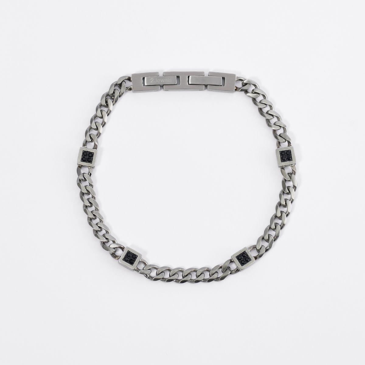 Bracciale Uomo 2Jewels Black Star in Acciaio 316L 232306