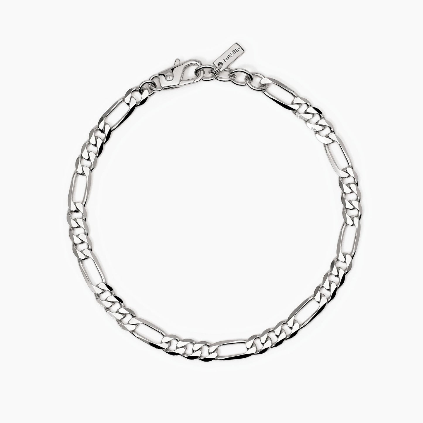 Bracciale Uomo Mabina Millennium in Argento 925 Rodiato - 533831